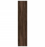 VidaXL Boekenkast 57x28,5x107,5 cm bewerkt hout bruin eikenkleurig