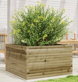 VidaXL Plantenbak 80x80x45,5 cm geïmpregneerd grenenhout