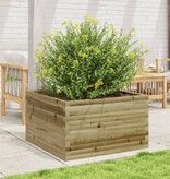 VidaXL Plantenbak 80x80x45,5 cm geïmpregneerd grenenhout