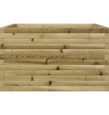 VidaXL Plantenbak 80x80x45,5 cm geïmpregneerd grenenhout