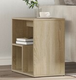 VidaXL Bijzettafel 50x30x50 cm spaanplaat sonoma eikenkleurig