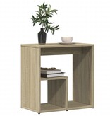 VidaXL Bijzettafel 50x30x50 cm spaanplaat sonoma eikenkleurig