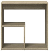 VidaXL Bijzettafel 50x30x50 cm spaanplaat sonoma eikenkleurig