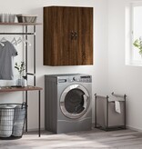 VidaXL Wandkast 69,5x34x90 cm bewerkt hout bruin eikenkleur