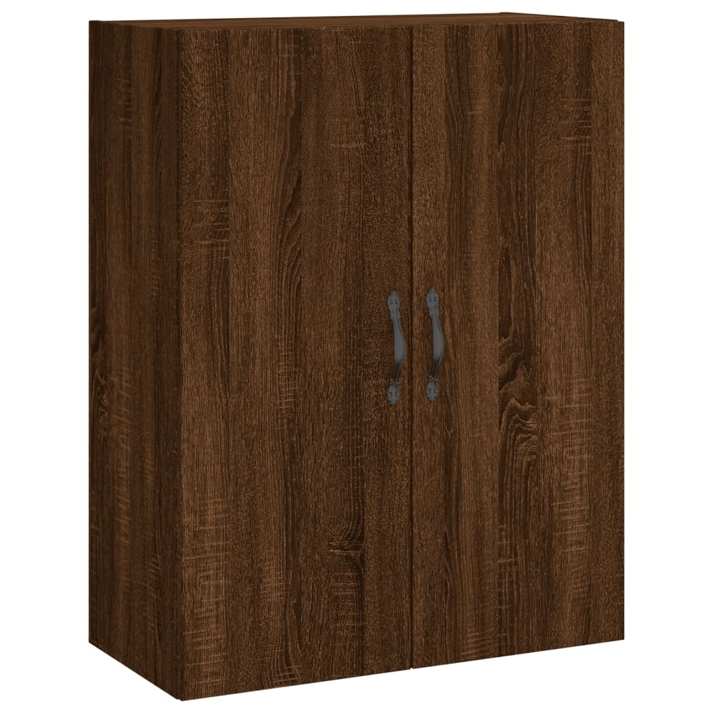 VidaXL Wandkast 69,5x34x90 cm bewerkt hout bruin eikenkleur