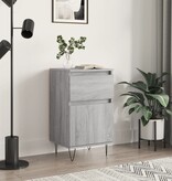 VidaXL Dressoir 40x35x70 cm bewerkt hout grijs sonoma