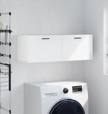 VidaXL Wandkast 100x36,5x35 cm bewerkt hout wit