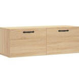 VidaXL Wandkast 100x36,5x35 cm bewerkt hout sonoma eikenkleurig