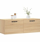 VidaXL Wandkast 100x36,5x35 cm bewerkt hout sonoma eikenkleurig