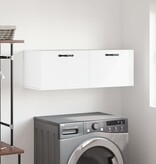 VidaXL Wandkast 100x36,5x35 cm bewerkt hout wit