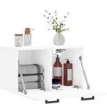 VidaXL Wandkast 60x36,5x35 cm bewerkt hout wit