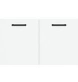 VidaXL Wandkast 60x36,5x35 cm bewerkt hout wit