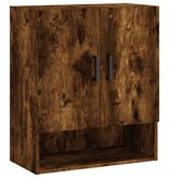 VidaXL Wandkast 60x31x70 cm bewerkt hout gerookt eikenkleurig