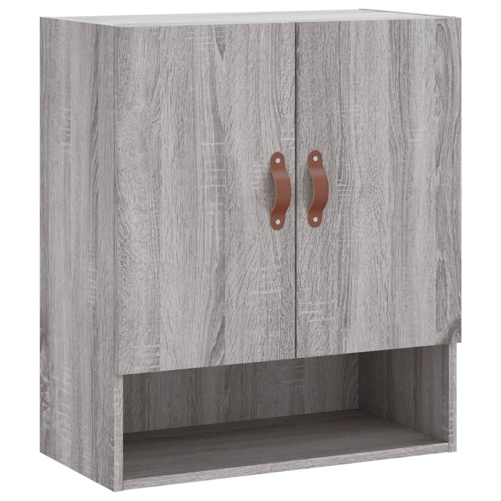 VidaXL Wandkast 60x31x70 cm bewerkt hout grijs sonoma eikenkleurig