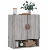 VidaXL Wandkast 60x31x70 cm bewerkt hout grijs sonoma eikenkleurig