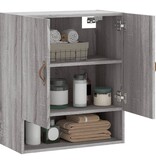 VidaXL Wandkast 60x31x70 cm bewerkt hout grijs sonoma eikenkleurig