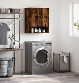 VidaXL Wandkast 60x31x70 cm bewerkt hout gerookt eikenkleurig