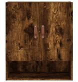 VidaXL Wandkast 60x31x70 cm bewerkt hout gerookt eikenkleurig
