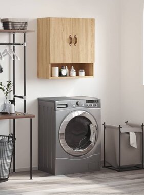 VidaXL Wandkast 60x31x70 cm bewerkt hout sonoma eikenkleurig