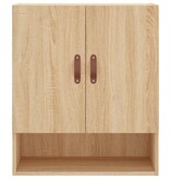 VidaXL Wandkast 60x31x70 cm bewerkt hout sonoma eikenkleurig