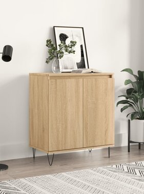 VidaXL Dressoir 60x35x70 cm bewerkt hout sonoma eikenkleurig
