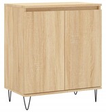 VidaXL Dressoir 60x35x70 cm bewerkt hout sonoma eikenkleurig
