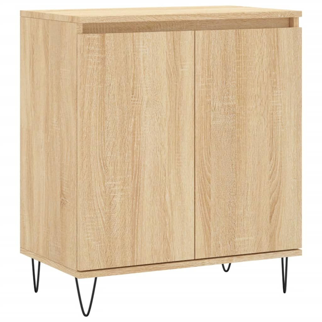 VidaXL Dressoir 60x35x70 cm bewerkt hout sonoma eikenkleurig