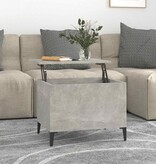 VidaXL Salontafel 60x44,5x45 cm bewerkt hout betongrijs