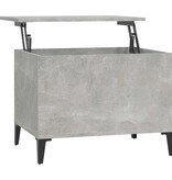 VidaXL Salontafel 60x44,5x45 cm bewerkt hout betongrijs