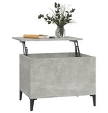 VidaXL Salontafel 60x44,5x45 cm bewerkt hout betongrijs