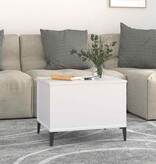 VidaXL Salontafel 60x44,5x45 cm bewerkt hout wit