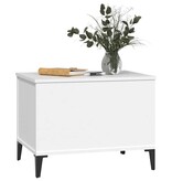 VidaXL Salontafel 60x44,5x45 cm bewerkt hout wit