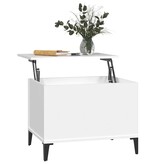 VidaXL Salontafel 60x44,5x45 cm bewerkt hout wit