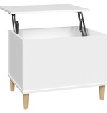 VidaXL Salontafel 60x44,5x45 cm bewerkt hout wit