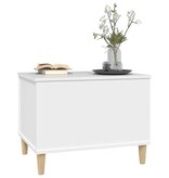 VidaXL Salontafel 60x44,5x45 cm bewerkt hout wit