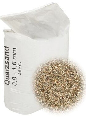 VidaXL Filterzand 25 kg 0,8-1,6 mm