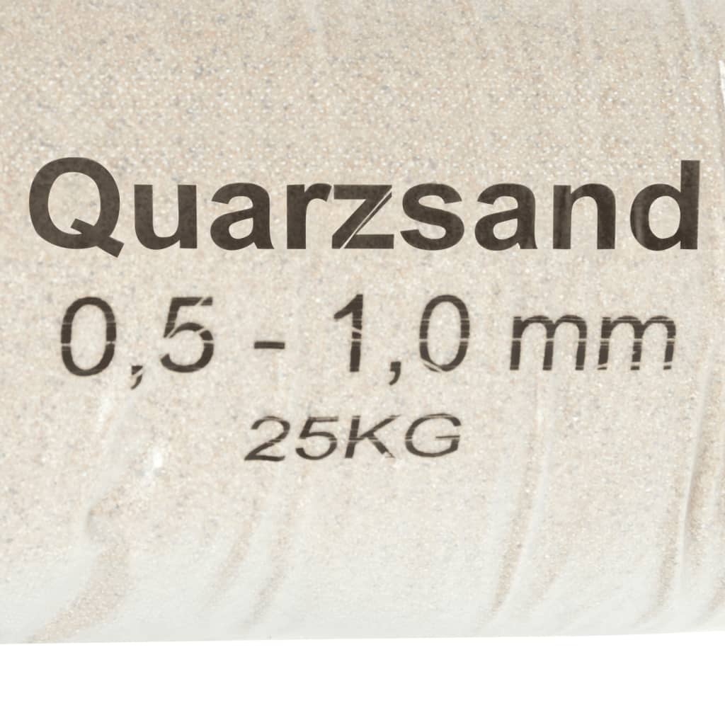 VidaXL Filterzand 25 kg 0,5-1,0 mm