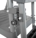 VidaXL Zwembadladder Flowclear met 4 treden 122 cm