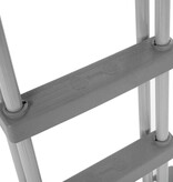 VidaXL Zwembadladder Flowclear met 4 treden 122 cm