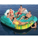 VidaXL Lounge-eiland 5-persoons opblaasbaar 291x265x83 cm