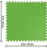 VidaXL Bodembeschermers 9 st Flowclear 5,47 m² groen