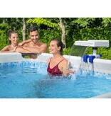 VidaXL Waterval Flowclear LED rustgevend