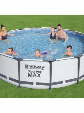 VidaXL Zwembadset Steel Pro MAX 427x107 cm