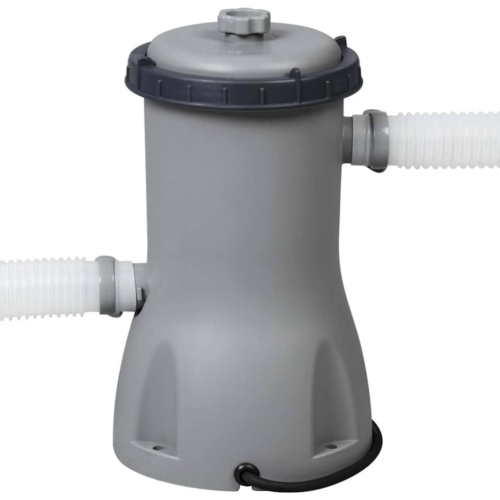 VidaXL Fast Set Zwembadset met pomp opblaasbaar 396x84 cm