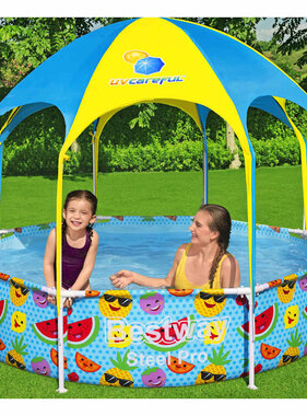 VidaXL Kinderzwembad Steel Pro UV Careful bovengronds 244x51 cm