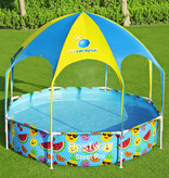 VidaXL Kinderzwembad Steel Pro UV Careful bovengronds 244x51 cm