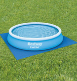 VidaXL Zwembadgrondzeil Flowclear 396x396 cm