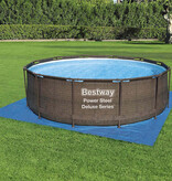 VidaXL Zwembadgrondzeil Flowclear 396x396 cm