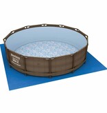 VidaXL Zwembadgrondzeil Flowclear 396x396 cm