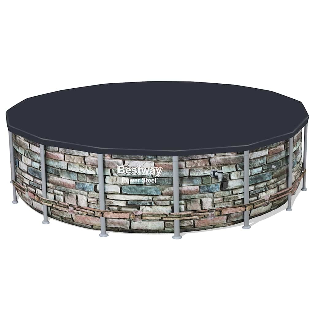 VidaXL Zwembadhoes Flowclear 488 cm